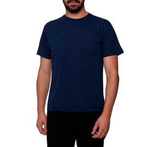 Camiseta Masculina Básica Gola Careca Azul Marinho