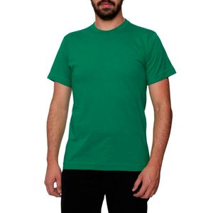 Camiseta Masculina Básica Gola Careca Verde