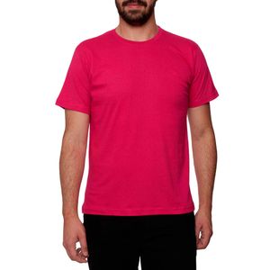 Camiseta Masculina Básica Gola Careca Pink