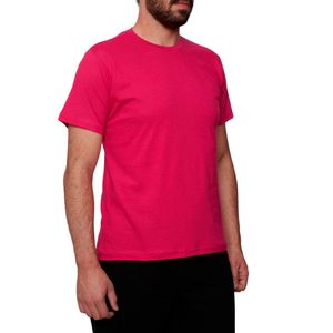 Camiseta Masculina Básica Gola Careca Pink